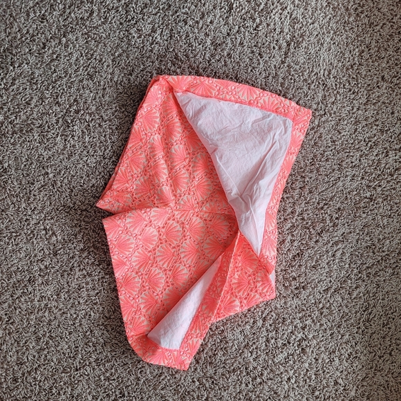 Neon Coral Shell Skort - Picture 4 of 6